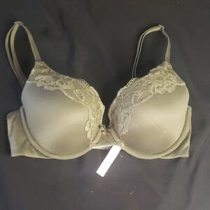 Victoria's Secret Olive Lace Bra